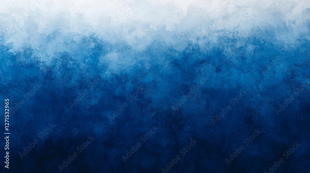 Obraz premium Deep Midnight Blue Gradient Background for Creative Projects