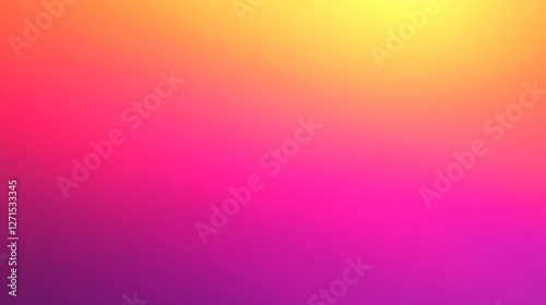 Vibrant Hot Pink to Neon Orange Gradient Background Design