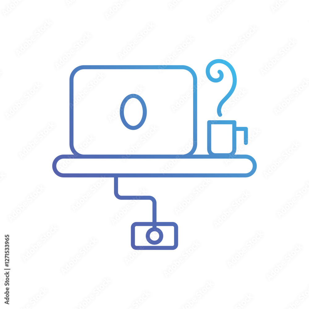 Work Chat vector icon Work Chat vector icon