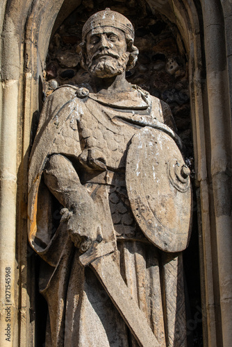 Byrhtnoth Sculpture at All Saints Church in Maldon, Essex