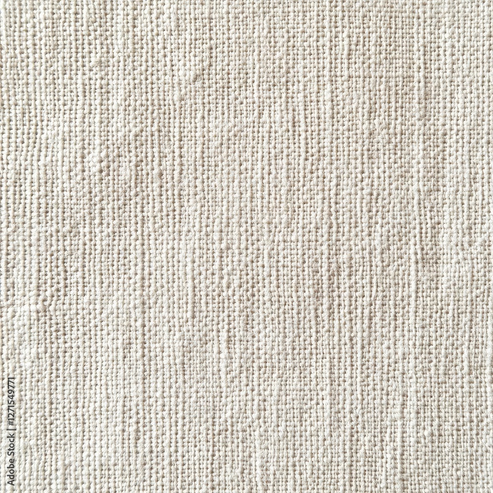 Fototapeta premium Elegant Natural White Linen Fabric Surface Texture Close Up with Soft Light