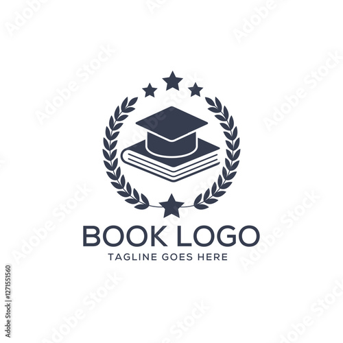 Free Download Book Graduation Logo vector design - GFXLoad