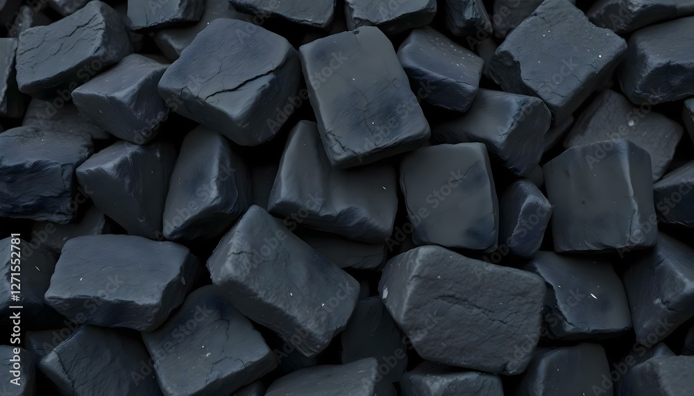a pile of black rocks sitting next to each other a pile of black rocks sitting next to each other