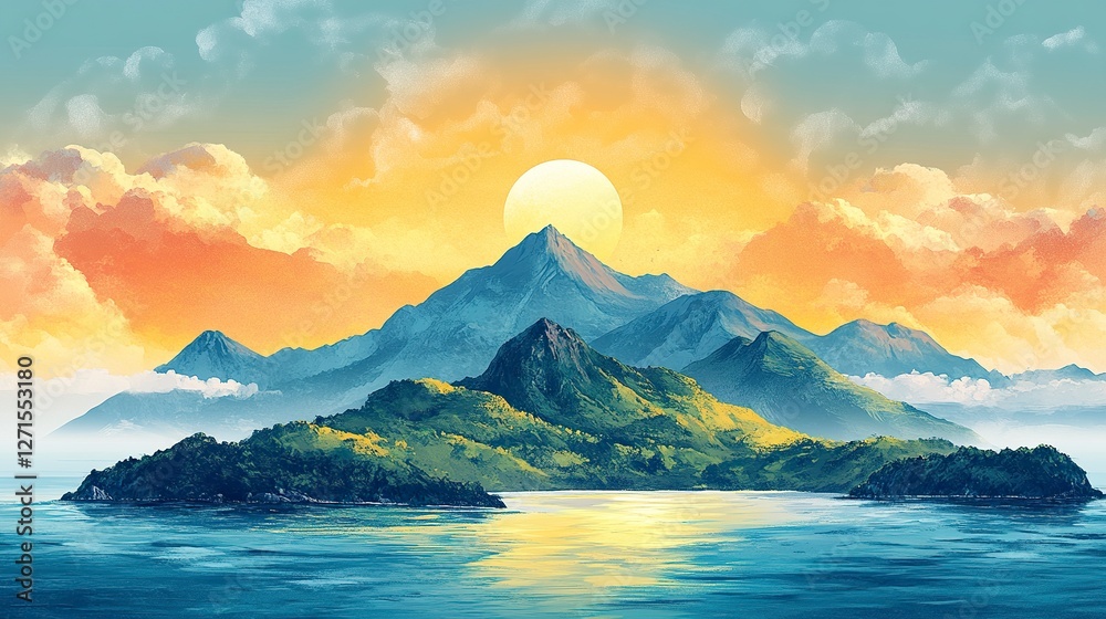 moutain and green,yellow,blue,background,illustration --ar 16:9 --stylize 450 --v 6.1 Job ID: c8f6098c-f725-4ce7-b1d7-db42f578acf7 moutain and green,yellow,blue,background,illustration --ar 16:9 --stylize 450 --v 6.1 Job ID: c8f6098c-f725-4ce7-b1d7-db42f578acf7