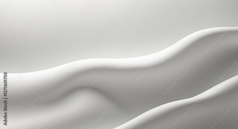 Obraz premium Smooth and textured visual effect created by subtle black to white gradient.