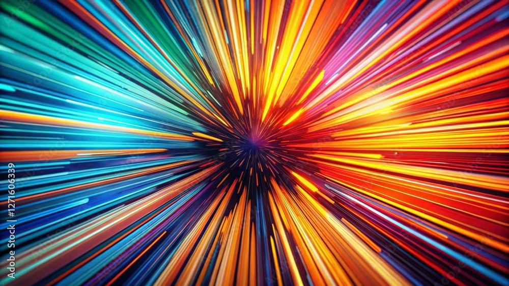 Fototapeta premium Anime Speed Lines Tilt-Shift Background: Dynamic Diagonal Motion Blur Effect