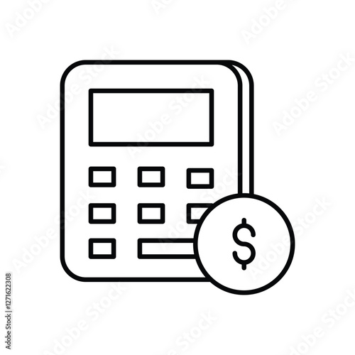 Budget Update vector icon