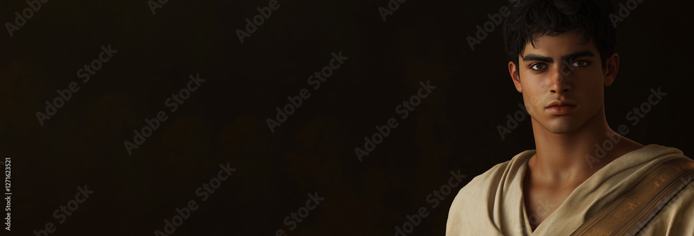 biblical setting, biblical clothes, biblical characters, ultra-realistic image biblical setting, biblical clothes, biblical characters, ultra-realistic image