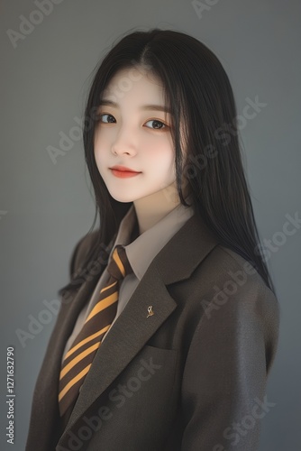 여학생 교복 사진