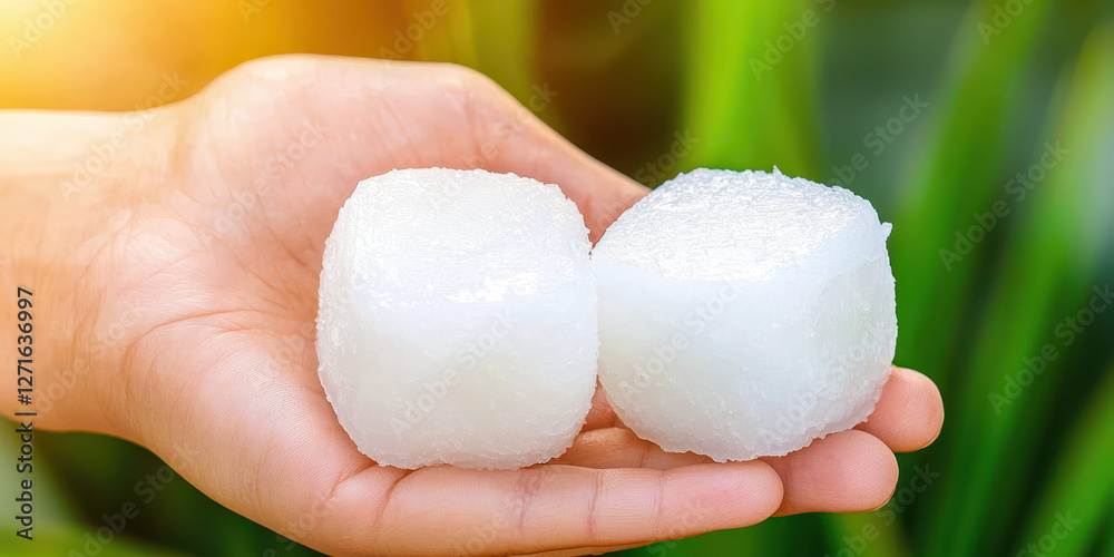 Explore the Beauty of Fresh Ingredients: A Close-Up of Handholding Delicious White Food for Culinary Inspiration and Healthy Cooking Ideas Explore the Beauty of Fresh Ingredients: A Close-Up of Handholding Delicious White Food for Culinary Inspiration and Healthy Cooking Ideas