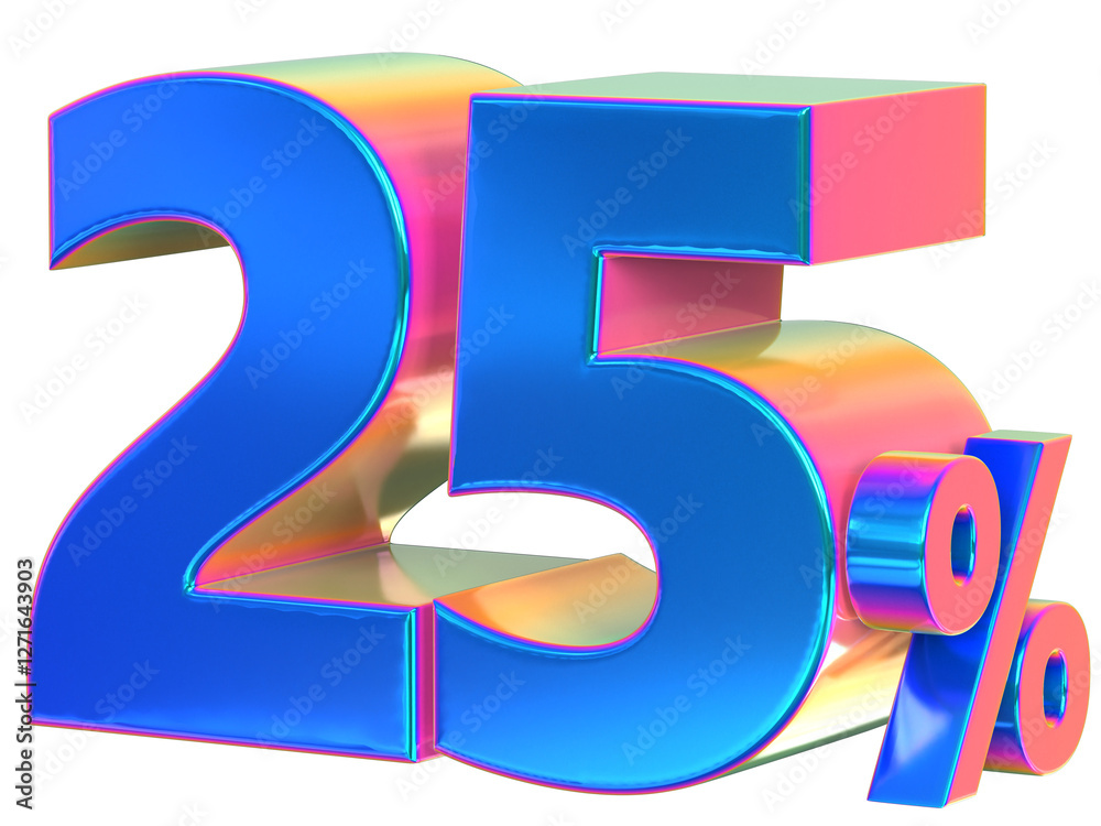 3D Representation of Number Percent 3D Representation of Number Percent