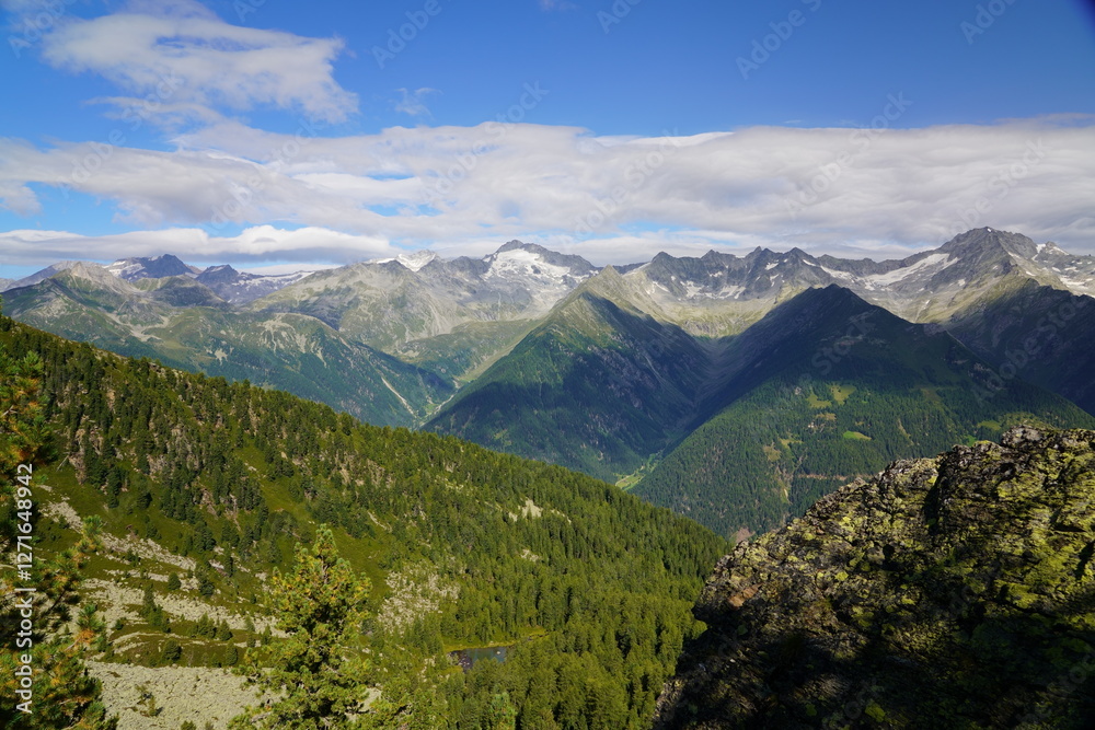 Valle Aurina or Ahrntal located in in northern Italy Valle Aurina or Ahrntal located in in northern Italy