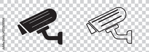 cctv security icon sign vector