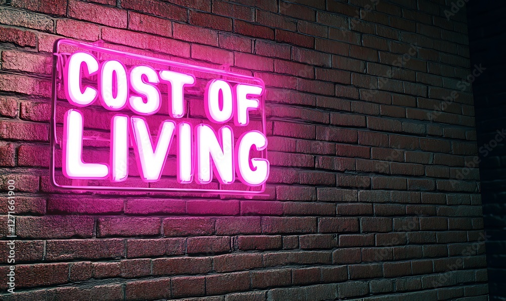 Obraz premium A vibrant photo of a neon sign highlighting the phrase 