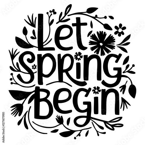 Let spring begin quote svg