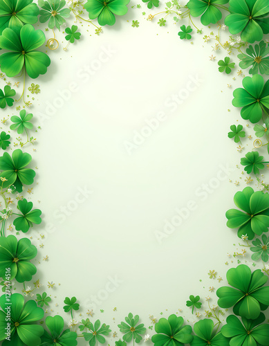 st patricks day greeting card background