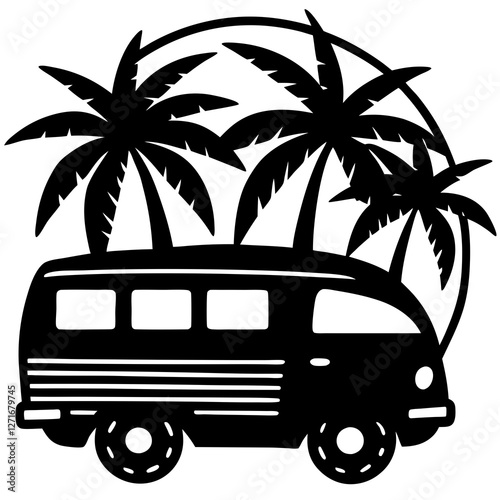 palm trees on the beach