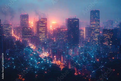 Wallpaper Mural Smart city and digital transformation Torontodigital.ca