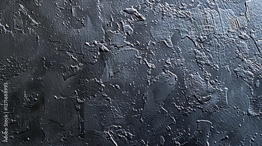 Fototapeta premium Textured surface with a dark, abstract pattern, showcasing depth and dimension in a minimalist style