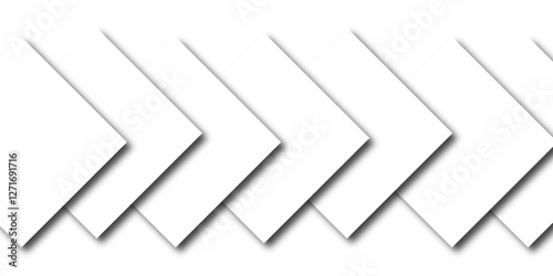 Abstract background with cubes. Modern geometric background. White ceramic brick tile.
