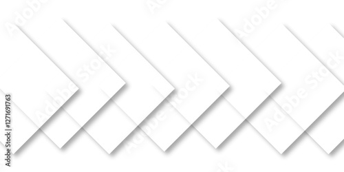 Abstract background with cubes. Modern geometric background. White ceramic brick tile.