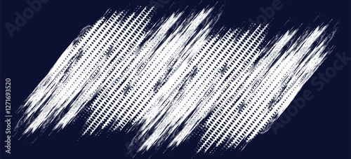 White halftone dots blue color pattern gradient grunge texture background. Dot pop art comic sport style vector illustration. Eps10