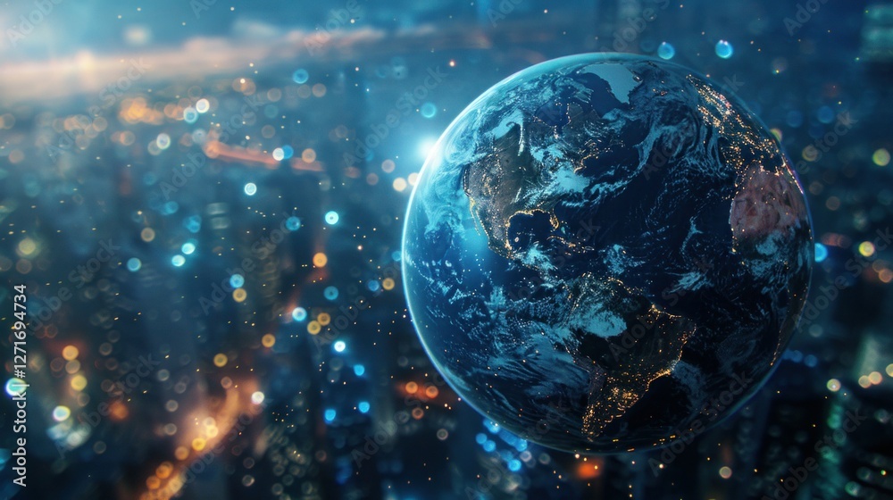 interactive software depicting a digital twin of Earth, being used to predict and adapt to climate related events interactive software depicting a digital twin of Earth, being used to predict and adapt to climate related events