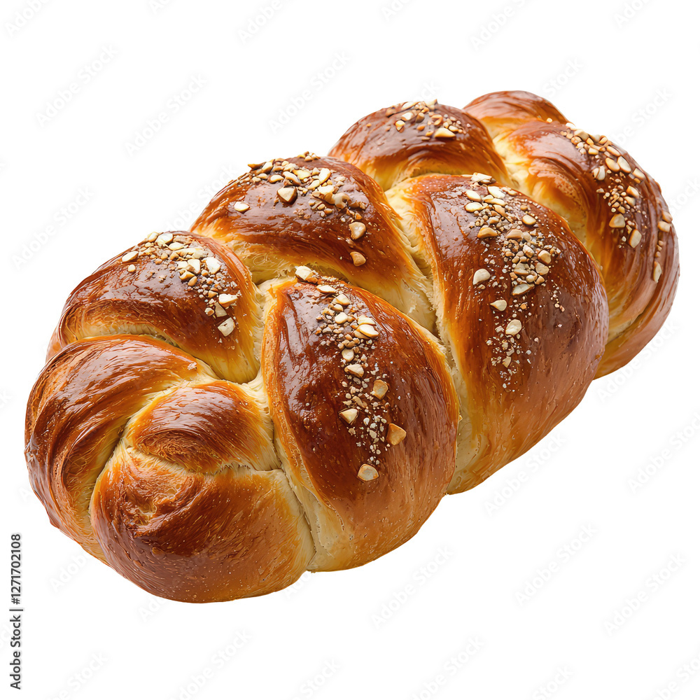 Freshly Baked Soft Bread Loaf with Nuts on Isolated Transparent background for Quality Food Photography Freshly Baked Soft Bread Loaf with Nuts on Isolated Transparent background for Quality Food Photography