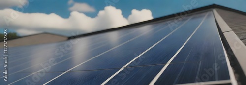 Solar Panel on a Rooftop – Renewable Energy for a Sustainable Future
