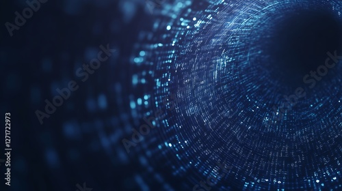 Futuristic holographic interface showcasing encryption technology in a sleek digital environment.