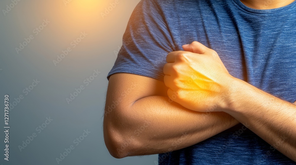 Man holds a fresh, ripe fruit, closeup look at nature's goodness and healthy eating