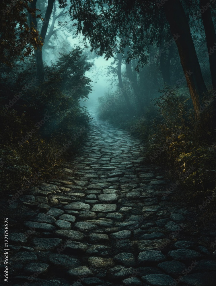 Obraz premium Forest Stone Path