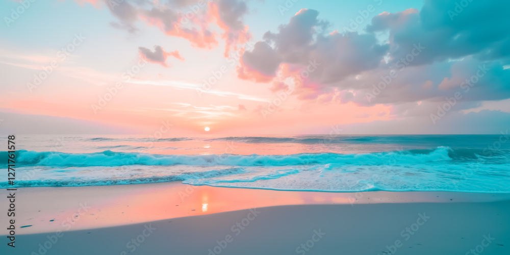 Obraz premium sunset over the sea