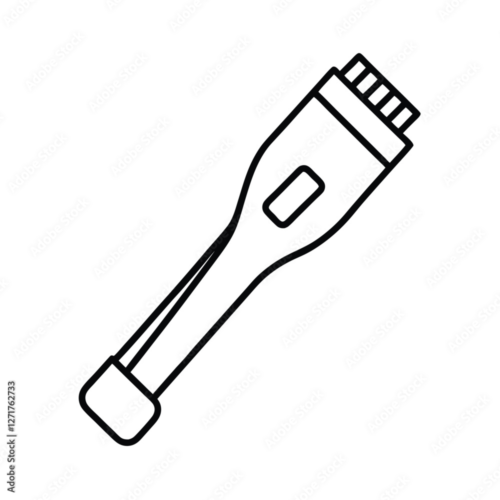 vector illustration of a pencil