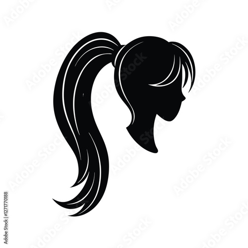 woman with long hair