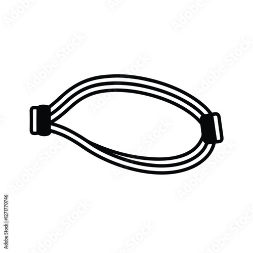 close up of an electric plug isolated