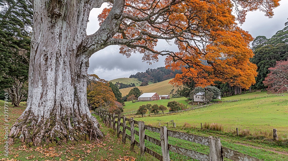 tree fence in a rural countryside, with rolling hills and a distant farmhouse visible in the background A tree fence in a rural countryside, with rolling hills and a distant farmhouse visible tree fence in a rural countryside, with rolling hills and a distant farmhouse visible in the background A tree fence in a rural countryside, with rolling hills and a distant farmhouse visible