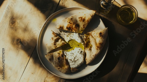 Scrumptious Pita with Yogurt Dip, A Culinary Delight