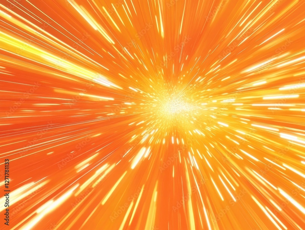 Obraz premium Yellow and White Starburst Background