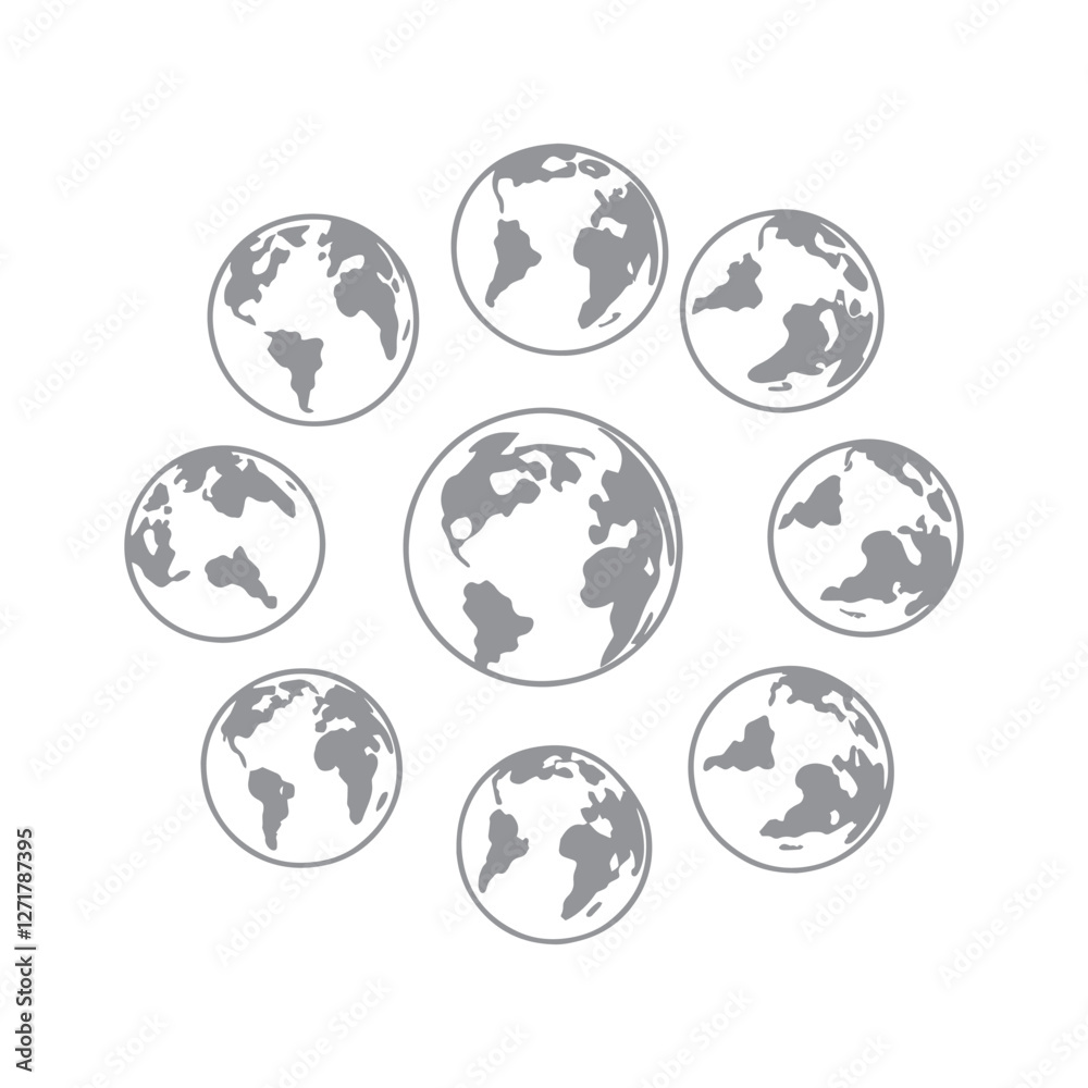 Minimal Earth Vector Icons - Customizable Stroke for App, Template, and Website Projects Minimal Earth Vector Icons - Customizable Stroke for App, Template, and Website Projects