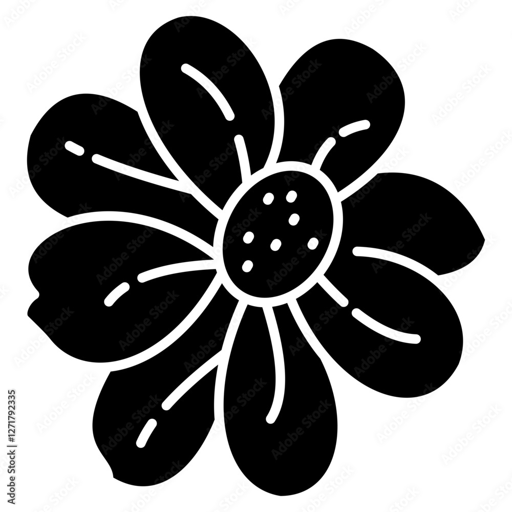 Chocolate Cosmos Icon For Design Elements Chocolate Cosmos Icon For Design Elements