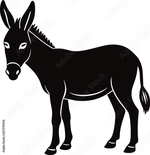 donkey vector illustration