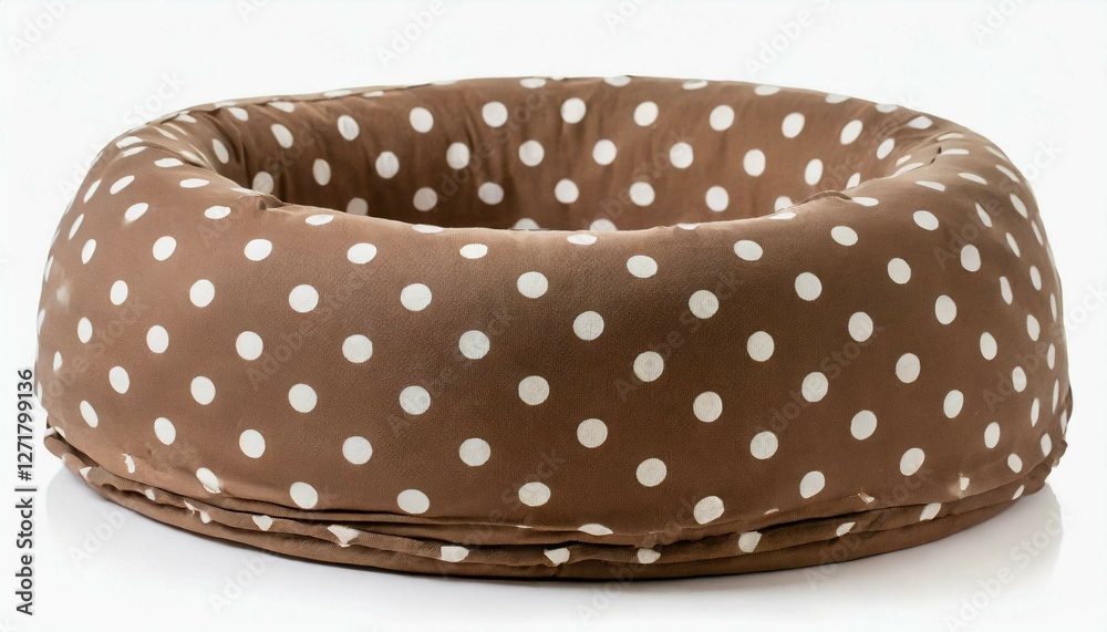 brown leather circle on the white brown leather circle on the white
