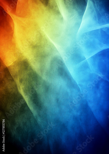 Colorful background with a blue and yellow stripe. The background is a mix of blue and yellow colors