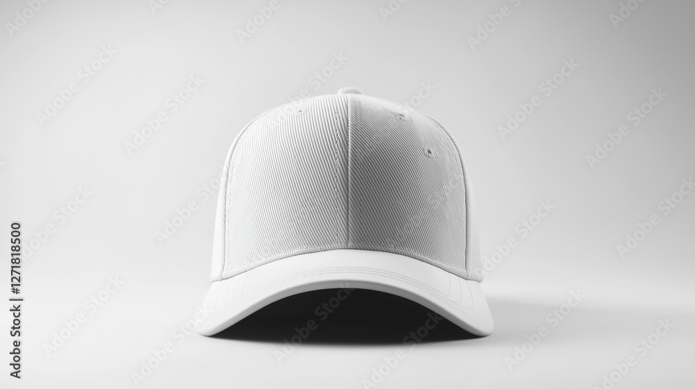 white baseball cap isolated on white background white baseball cap isolated on white background