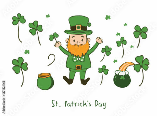 Whimsical St. Patrick's Day Vector Illustrations