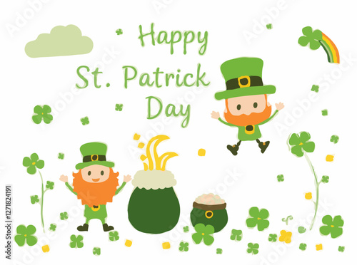 Whimsical St. Patrick's Day Vector Illustrations
