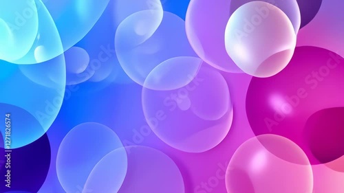 Colorful background with many different colored circles. Background. Abstract. Futuristic. Graphics. Video