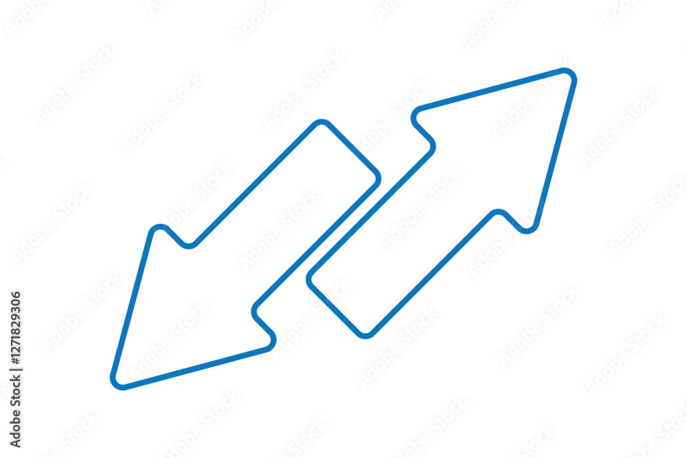 Arrows data transfer icon, exchange arrow icons - Swap icon with two arrows Arrows data transfer icon, exchange arrow icons - Swap icon with two arrows