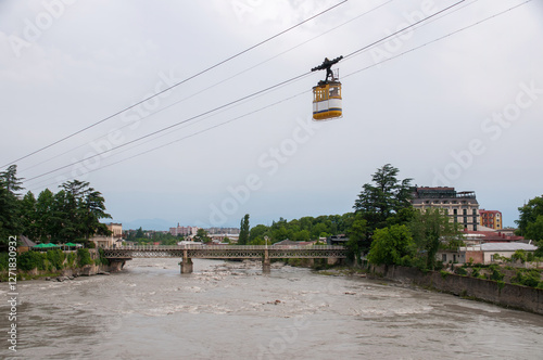 Cable Car in Kutaisi, the Ancient Capital of Georgia